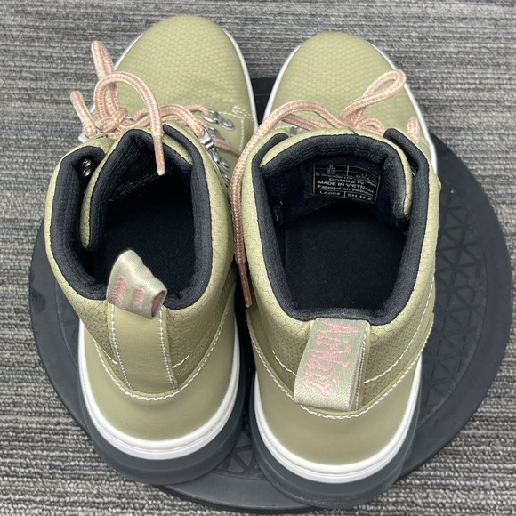 Dr. Martens Combs W Boot Women 11 Olive Green Nylon Ripstop Lace Punk Grunge NEW - Picture 10 of 13